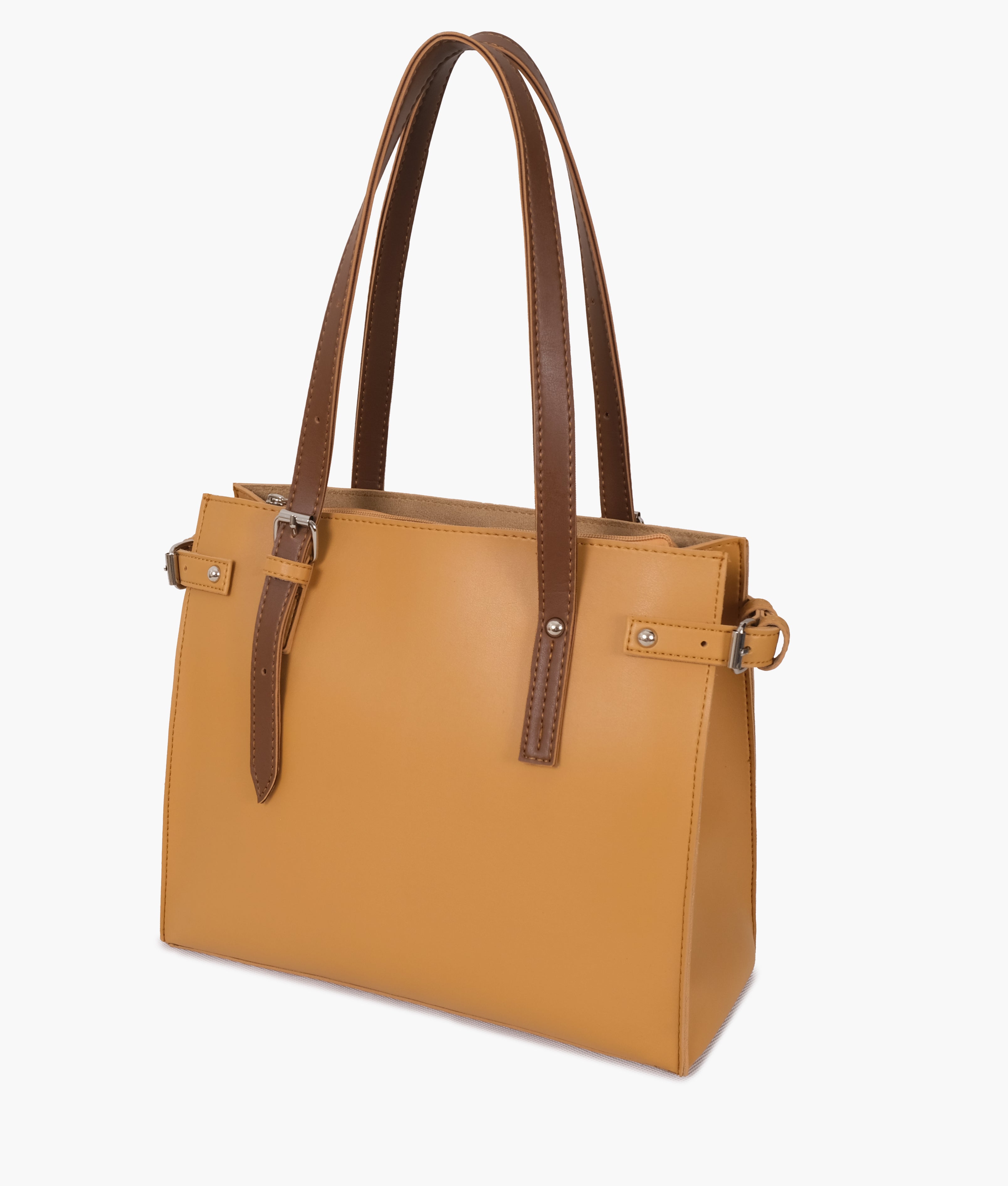 Mustard satchel Tote Bags